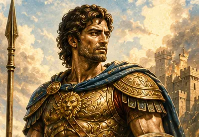 Ilustración de Héctor, príncipe de Troya
